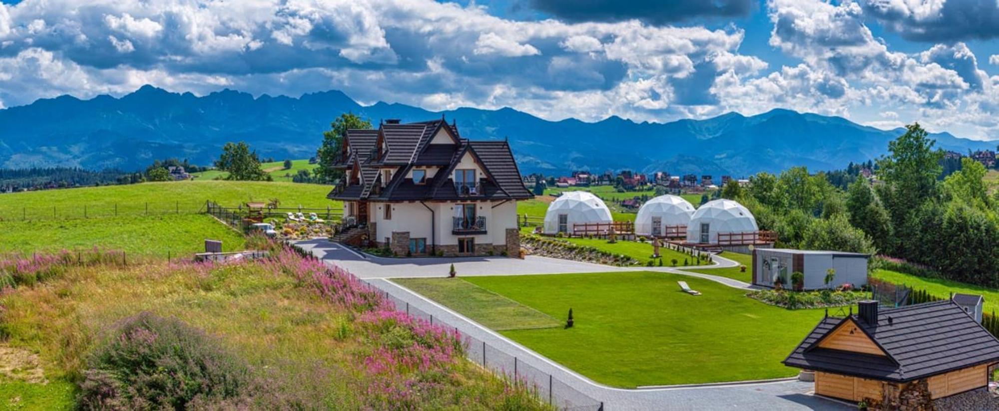 מלון זקופאנה Tatry Mountain Glamp Z Jacuzzi מראה חיצוני תמונה