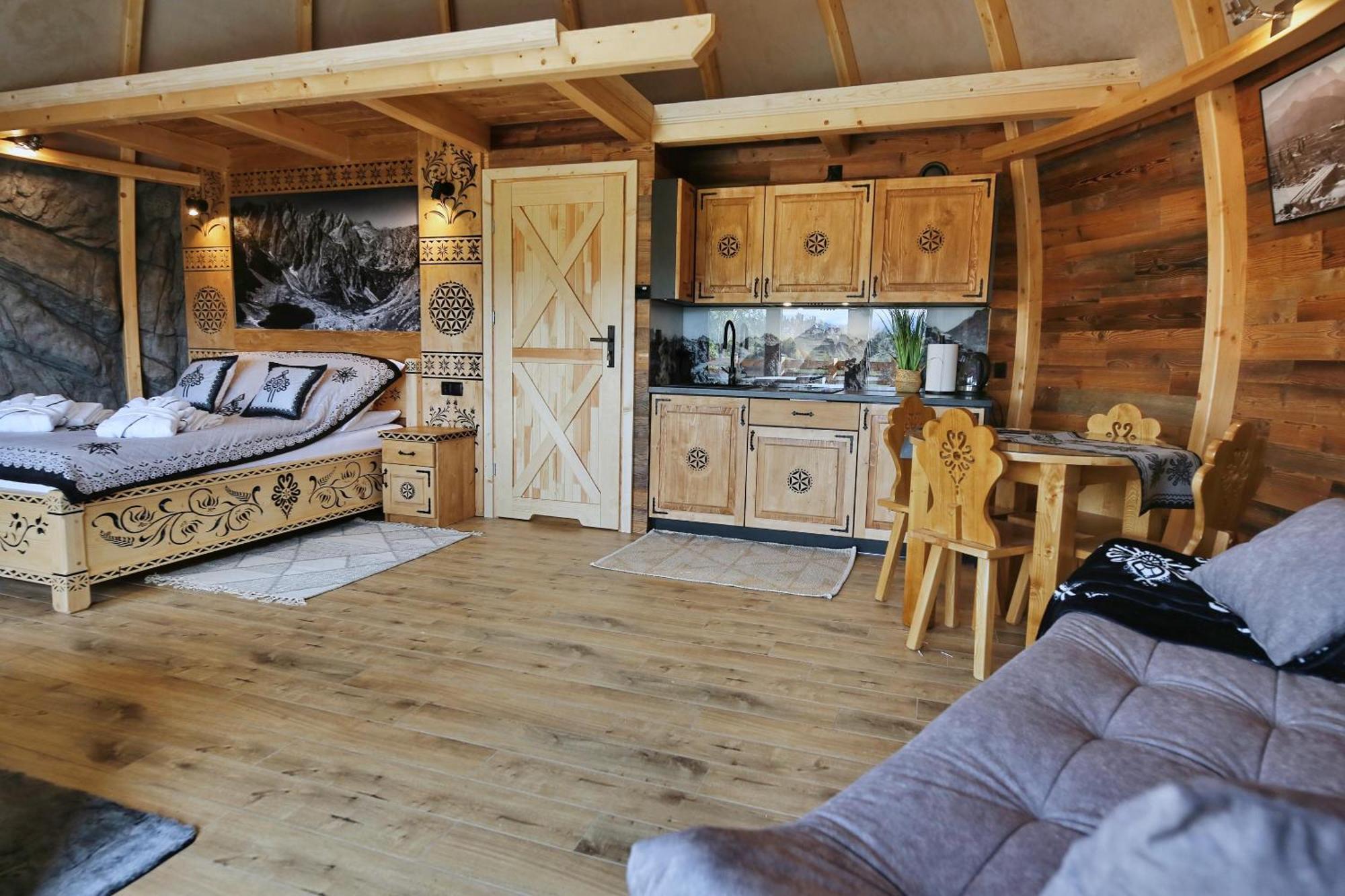 מלון זקופאנה Tatry Mountain Glamp Z Jacuzzi מראה חיצוני תמונה
